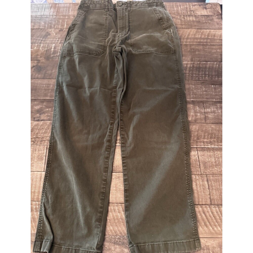 Patagonia Women’s Utility Pants Size 12 Green Straight Leg Organic Cotton 21925